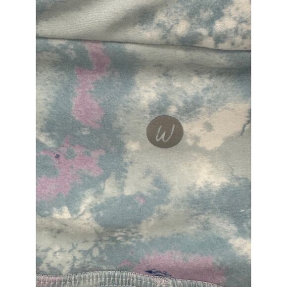 Wildfox Leggings Womens XL Watercolor Spill Tie Dye High Rise Cropped Workout - Picture 5 of 11